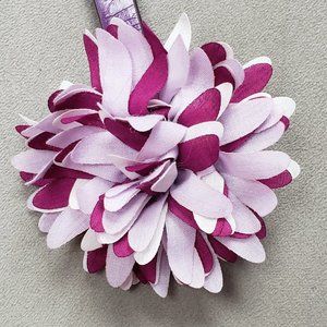 Girls Purple Flower Belt